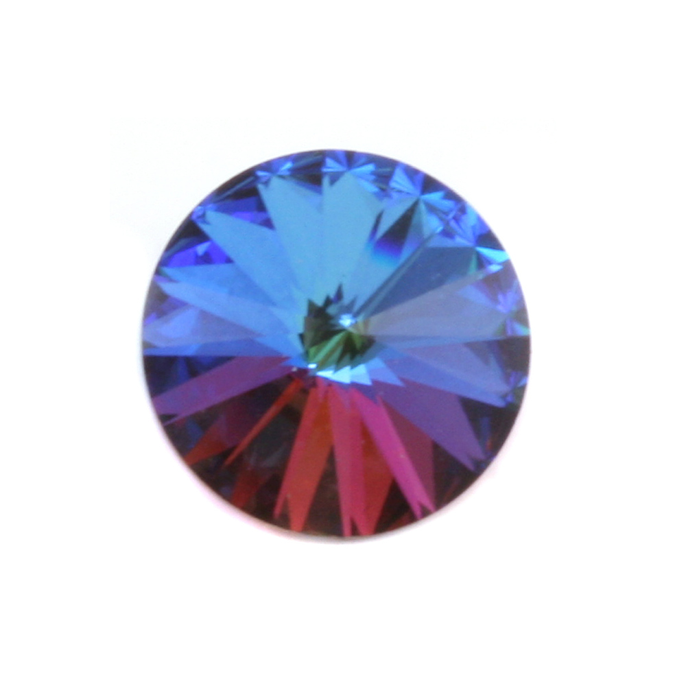 Beads & Swarovski Crystals Swarovski Crystal Rivoli - Bermuda Blue 18mm